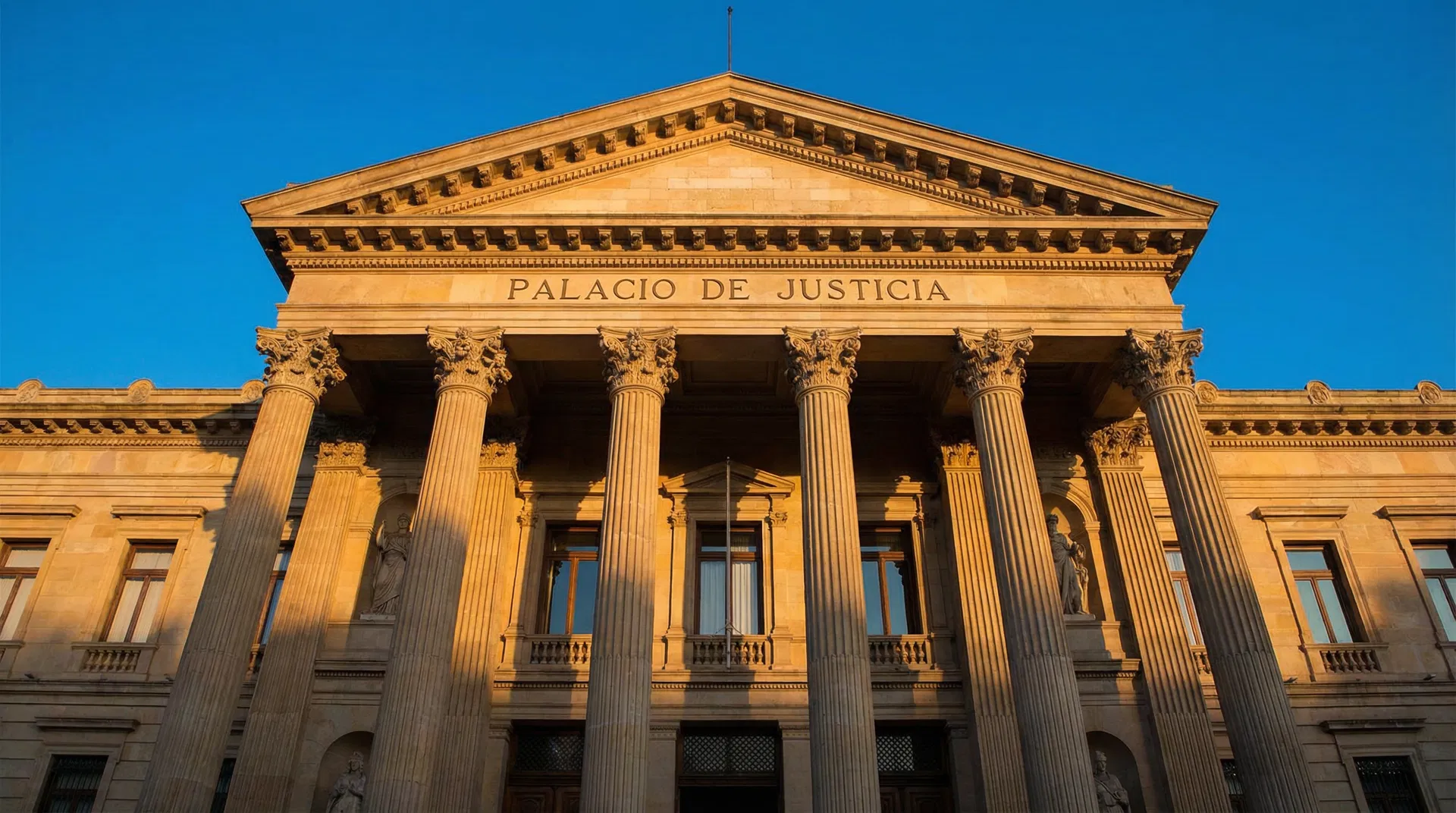 Palacio de justicia español, arquitectura clásica
